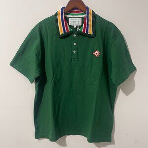 Casablanca Knit Collar Classic Polo